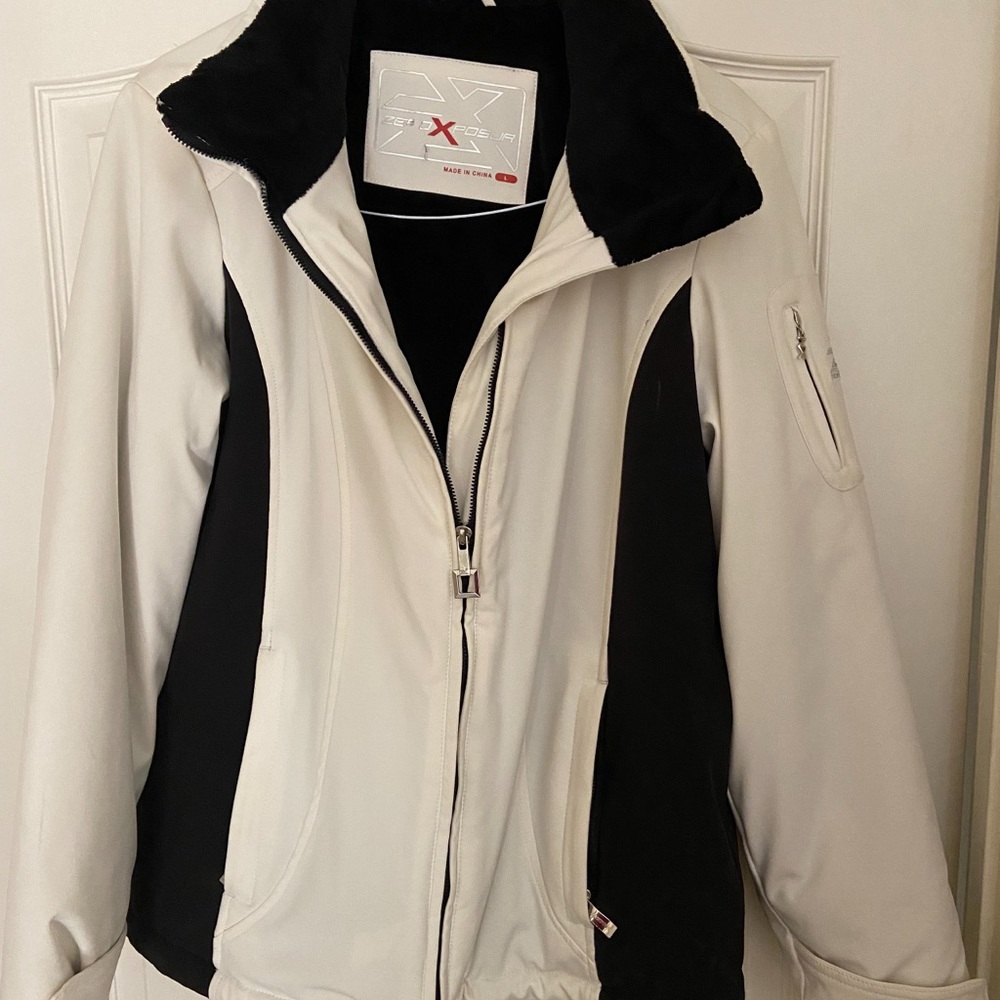 Ladies black n ivory SKI jacket